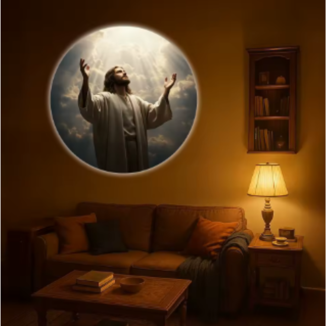 Jesus-themed projection light