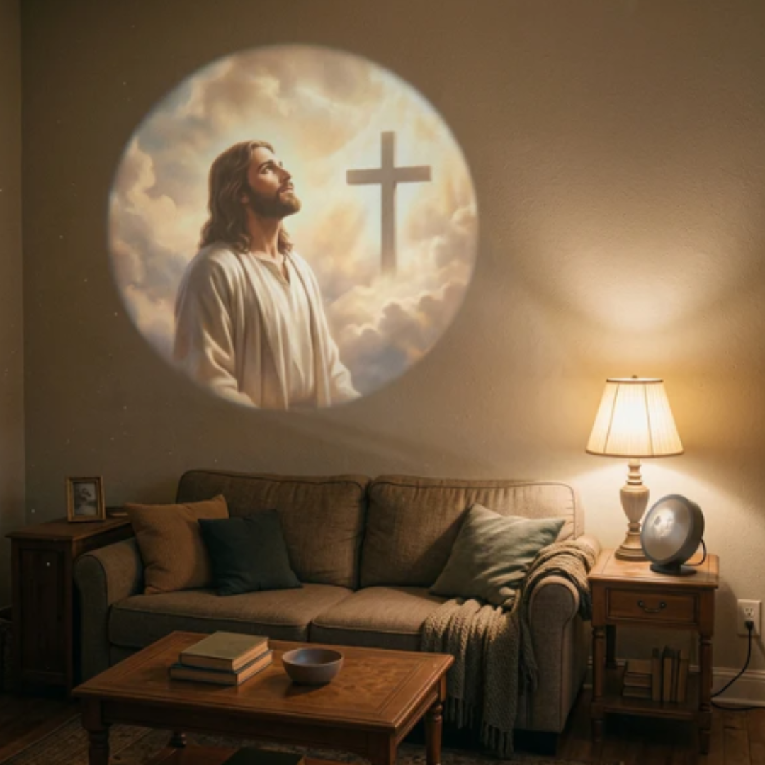 Jesus-themed projection light