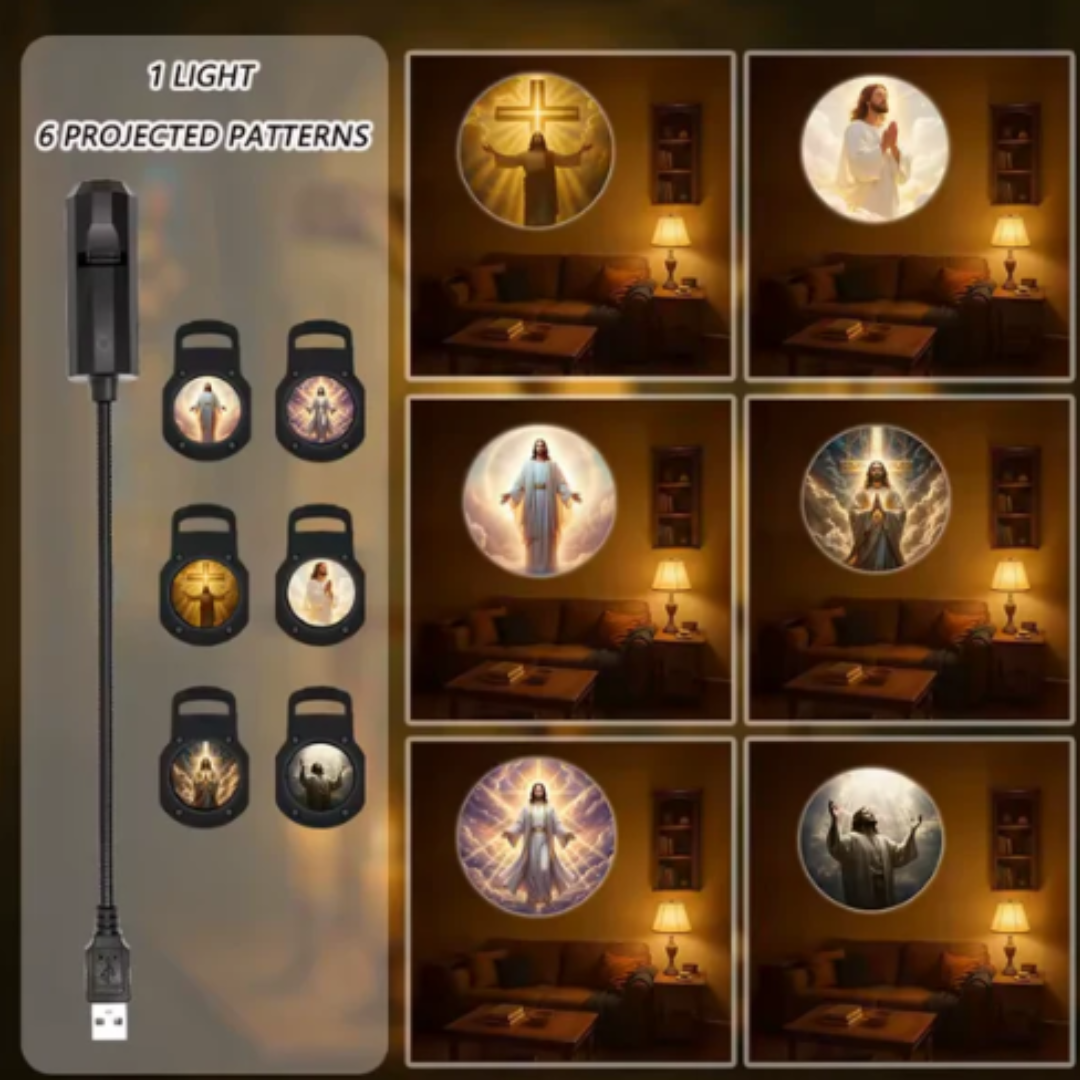 Jesus-themed projection light